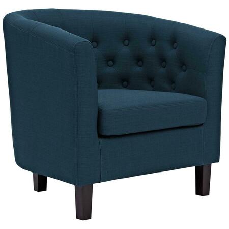 MODWAY FURNITURE 29.5 H x 28.5 W x 30.5 L in. Prospect Upholstered Armchair, Azure EEI-2551-AZU